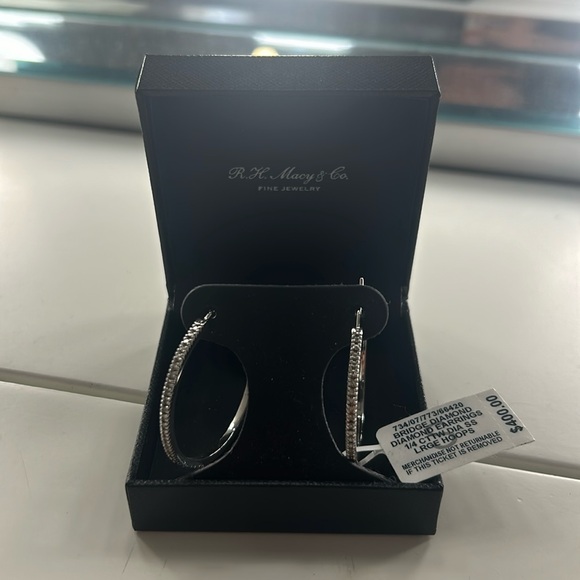 14k Gold Plated Sterling silver hoops - Picture 1 of 4